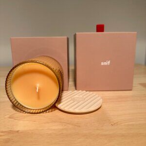 Snif Half Baked Apple Cider Smash Candle 6oz new with box